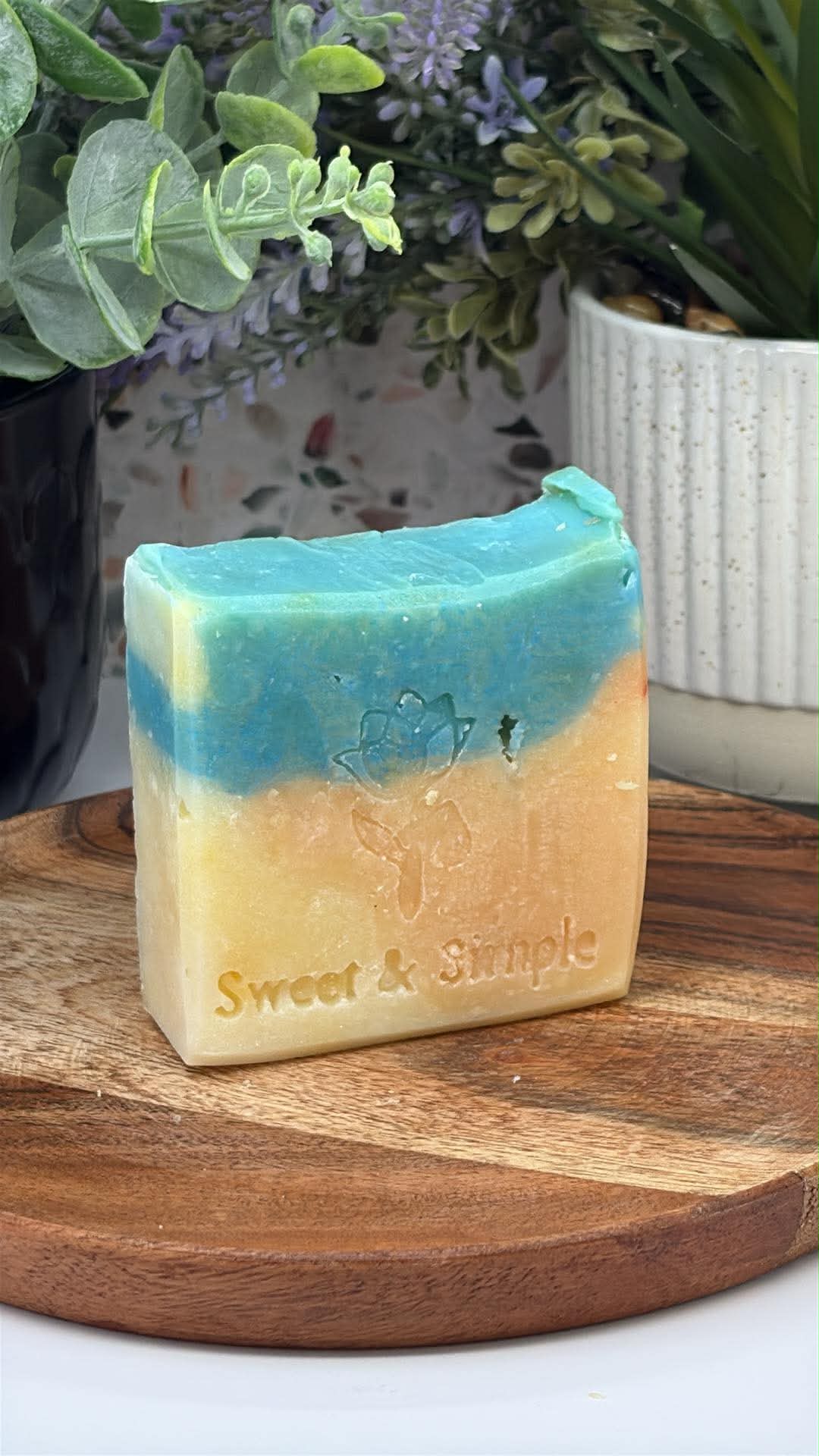 Color Wave artisan handmade cold process soap bar — Sweet & Simple Soap, Maine
