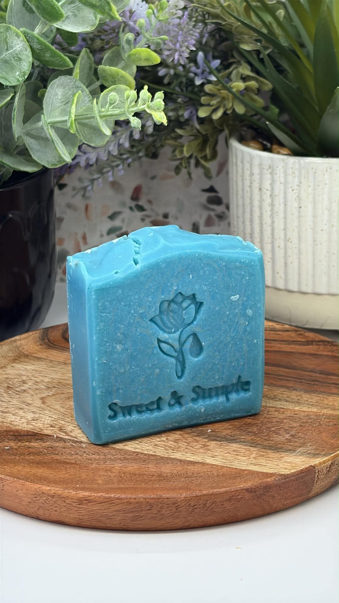 Blueberry Pie handmade cold process soap bar — Sweet & Simple Soap, Maine