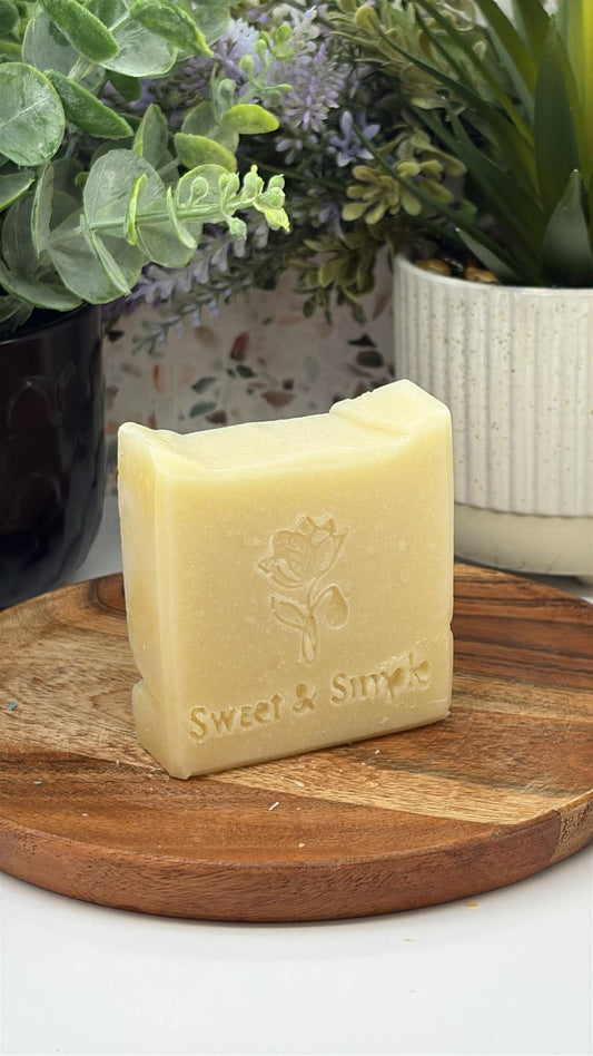 Honeysuckle Heaven floral handmade soap bar — Sweet & Simple Soap, Maine