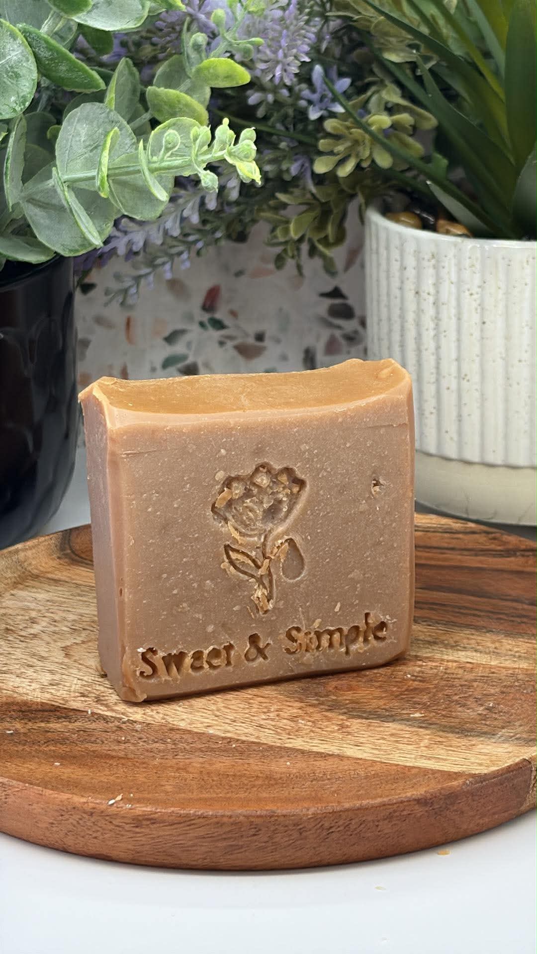 Macaroon coconut sweet handmade cold process soap bar — Sweet & Simple Soap, Maine
