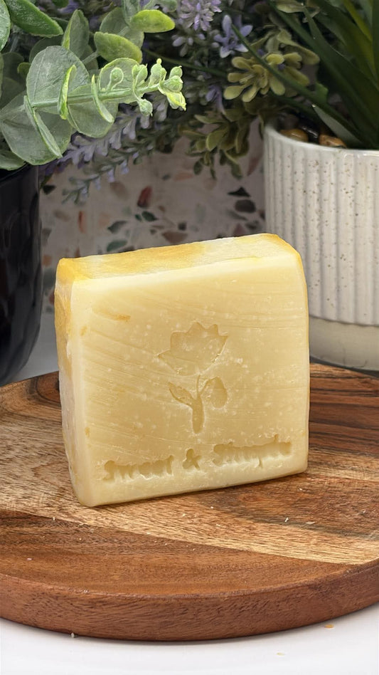 Woodsman handmade cold-process soap bar — rustic artisan soap by Sweet & Simple Soap, Maine