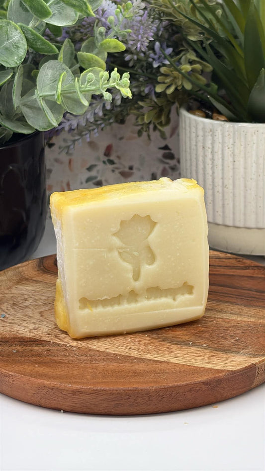 Pure Castile handmade cold-process soap bar — unscented olive oil soap by Sweet & Simple Soap
