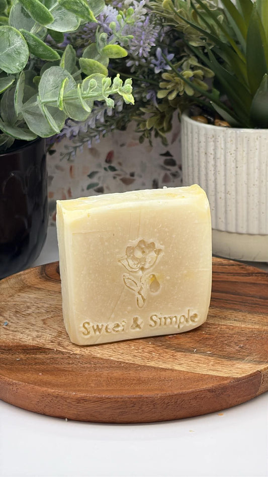 Softening Suds handmade cold-process soap bar — Sweet & Simple Soap, Maine
