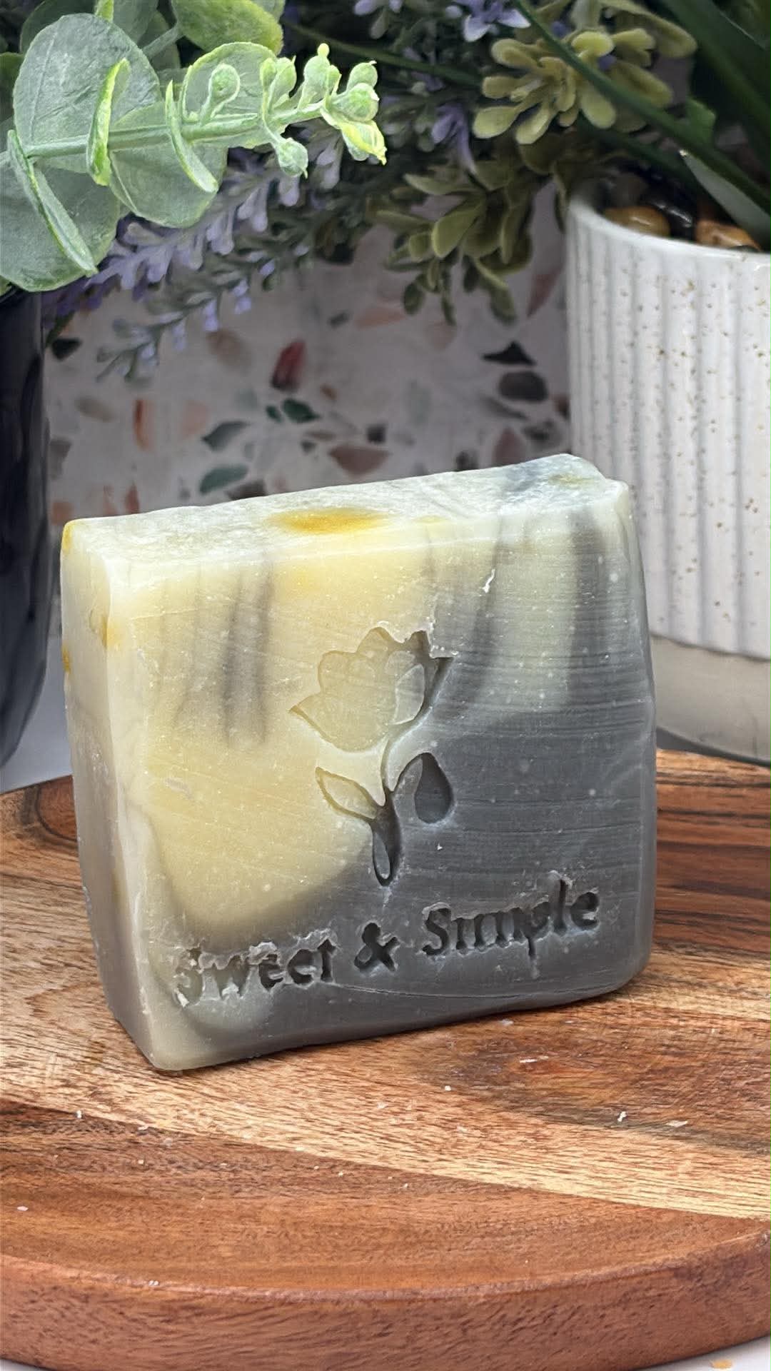 The Husband handmade cold-process soap bar — men's artisan soap by Sweet & Simple Soap, Maine
