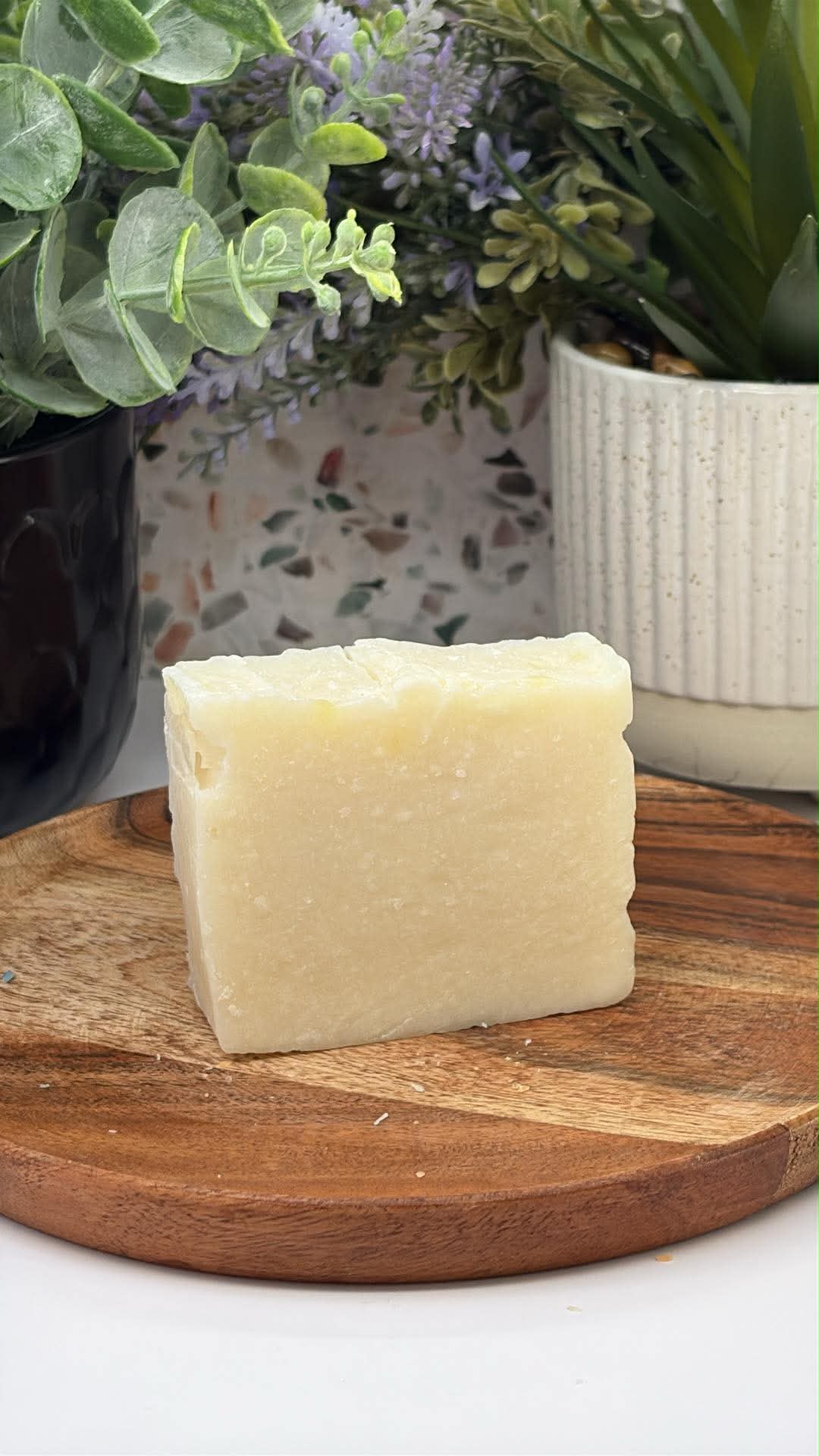 Essence of Wisteria and Lavender floral handmade soap bar — Sweet & Simple Soap, Maine